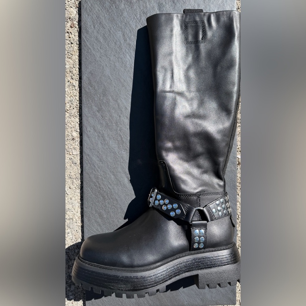 New no Box | Circus NY by Sam Edelman Hayes Woman’s Motorcycle Knee High Boots